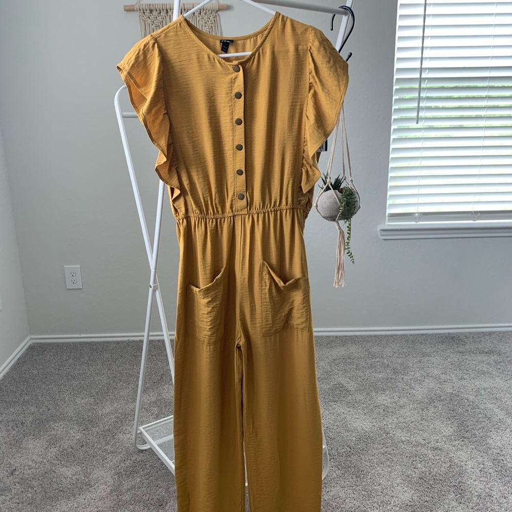 NWT Mustard Yellow Jumpsuit